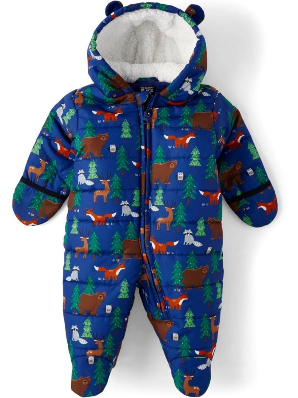Cozy Unisex Baby Fleece Hoodie Snowsuit - Zip Front Bunting for Newborns